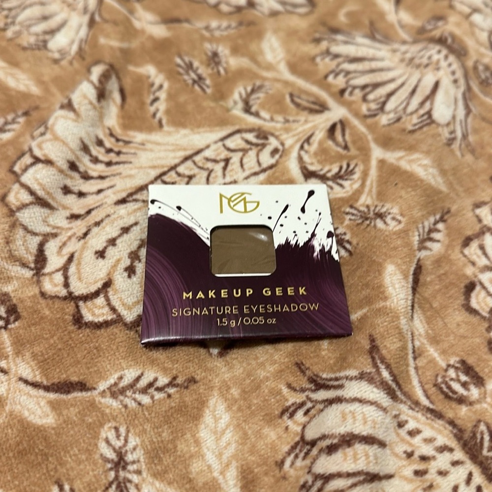 Brand new “makeup geek” eyeshadow